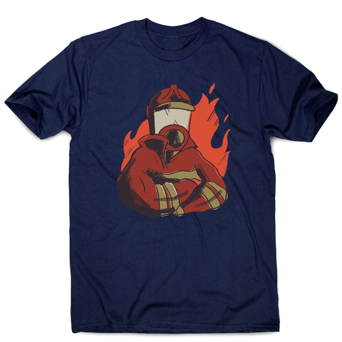 Firefighter flames men's t-shirt - Graphic Gear