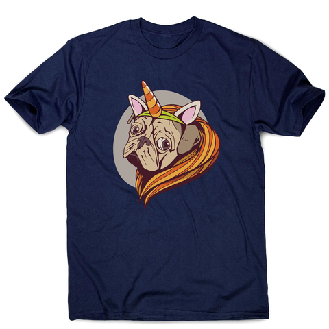 Unicorn pug men's t-shirt - Graphic Gear