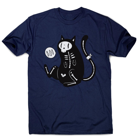 Skeleton cat girl men's t-shirt - Graphic Gear