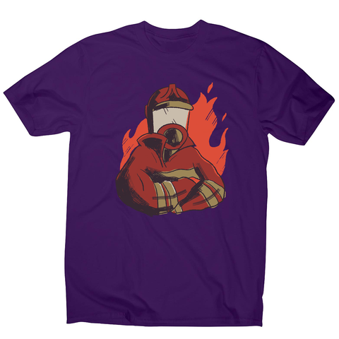 Firefighter flames men's t-shirt - Graphic Gear