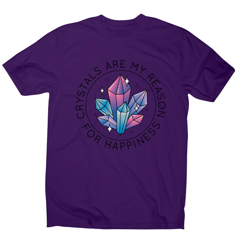 Crystals quote men's t-shirt - Graphic Gear