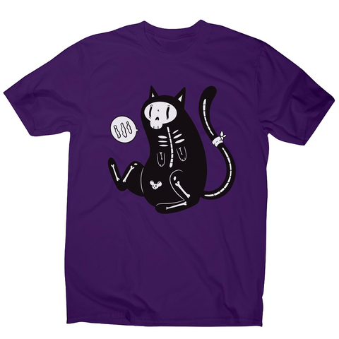 Skeleton cat girl men's t-shirt - Graphic Gear