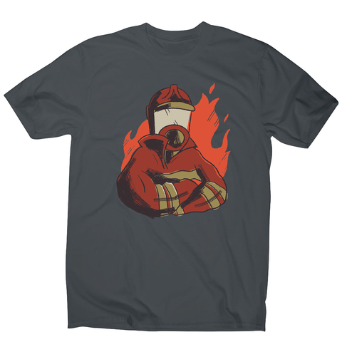 Firefighter flames men's t-shirt - Graphic Gear