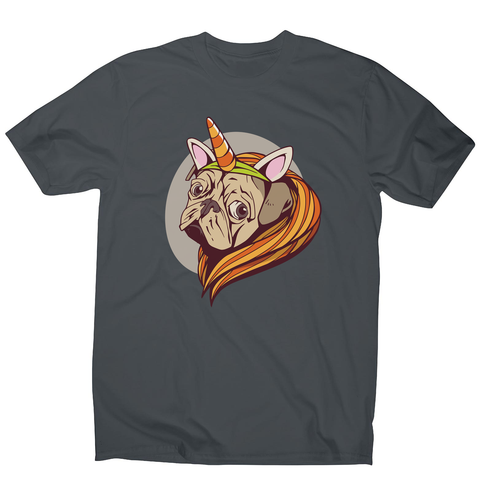 Unicorn pug men's t-shirt - Graphic Gear