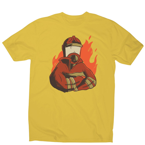 Firefighter flames men's t-shirt - Graphic Gear