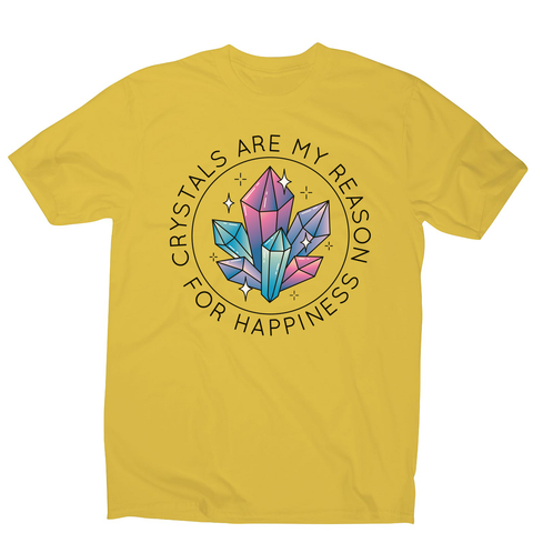 Crystals quote men's t-shirt - Graphic Gear