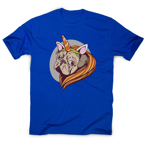 Unicorn pug men's t-shirt - Graphic Gear