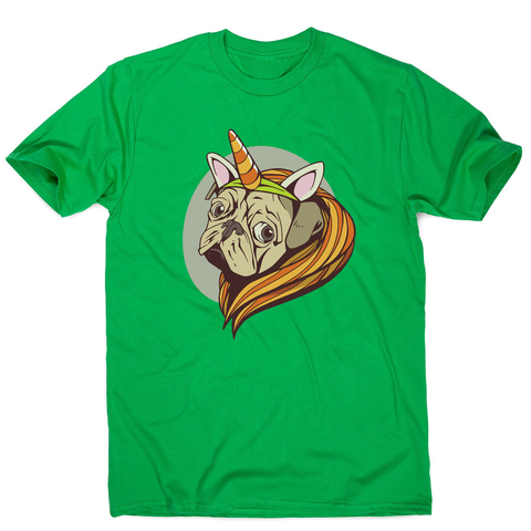 Unicorn pug men's t-shirt - Graphic Gear