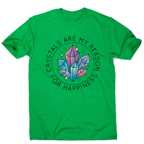 Crystals quote men's t-shirt - Graphic Gear