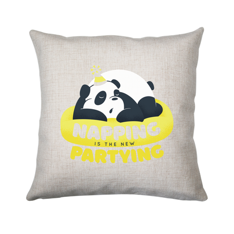 Panda nap cushion cover pillowcase linen home decor - Graphic Gear