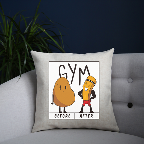 Potato gym cushion cover pillowcase linen home decor - Graphic Gear