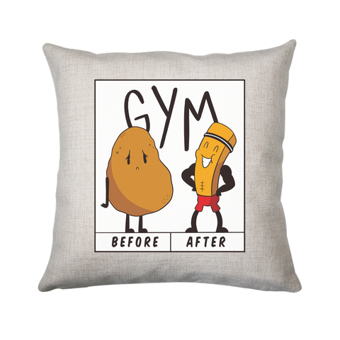Potato gym cushion cover pillowcase linen home decor - Graphic Gear
