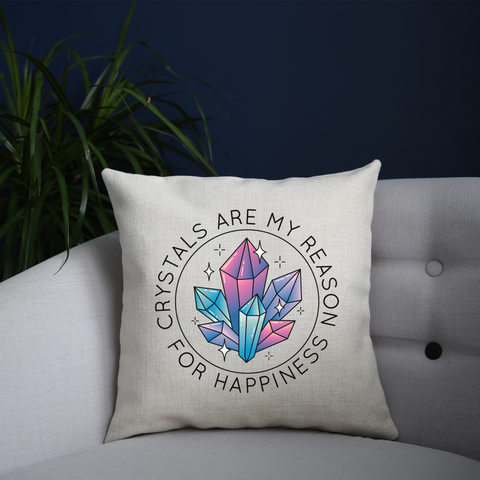 Crystals quote cushion cover pillowcase linen home decor - Graphic Gear