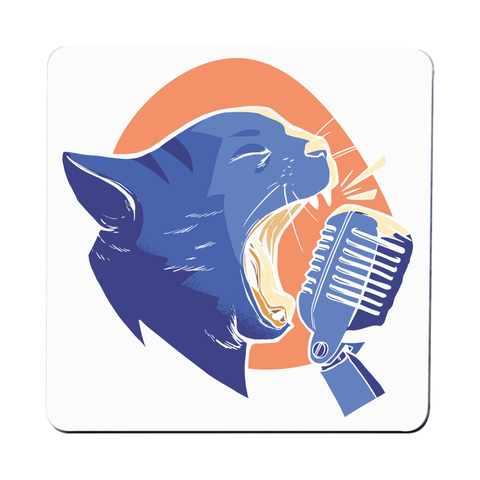 Singing cat coaster drink mat - Graphic Gear