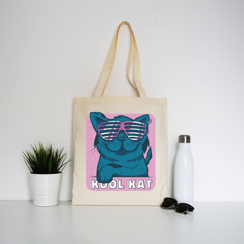 Kool kat tote bag canvas shopping - Graphic Gear