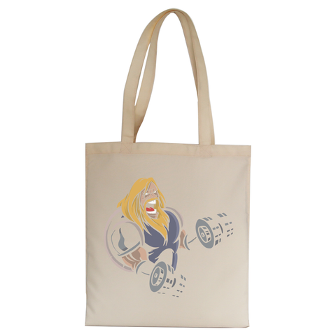 Angry viking tote bag canvas shopping - Graphic Gear
