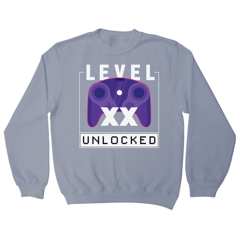 Level xx unlocked sweatshirt - Graphic Gear