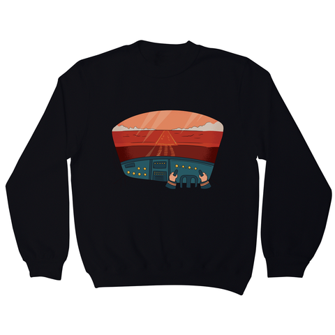 Pilot cockpit view sweatshirt - Graphic Gear