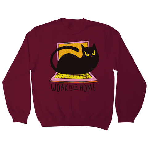 Home office cat sweatshirt - Graphic Gear