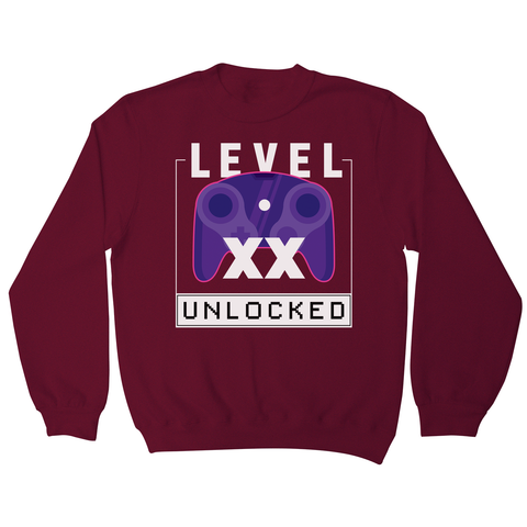 Level xx unlocked sweatshirt - Graphic Gear