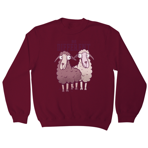 Be different sheep sweatshirt - Graphic Gear
