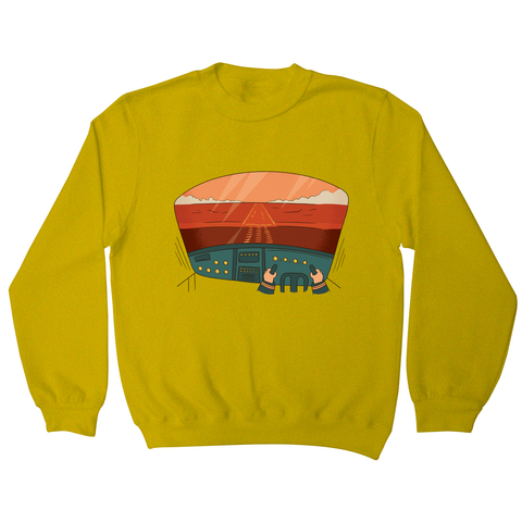 Pilot cockpit view sweatshirt - Graphic Gear