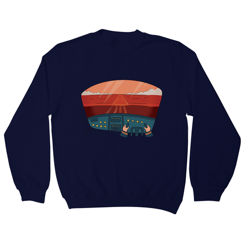 Pilot cockpit view sweatshirt - Graphic Gear