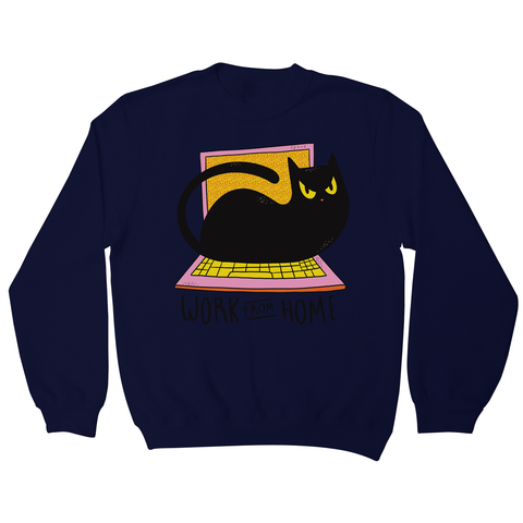 Home office cat sweatshirt - Graphic Gear