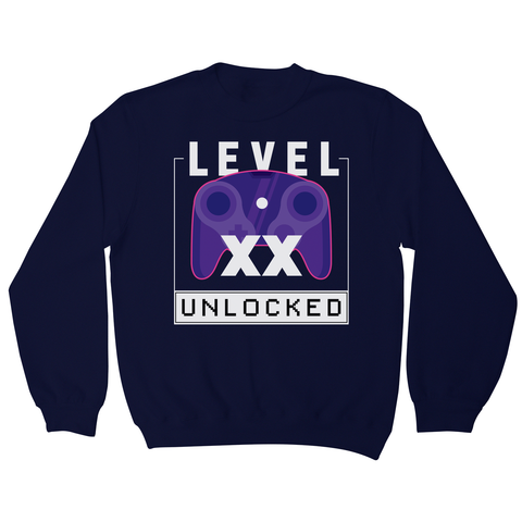 Level xx unlocked sweatshirt - Graphic Gear