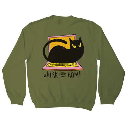 Home office cat sweatshirt - Graphic Gear