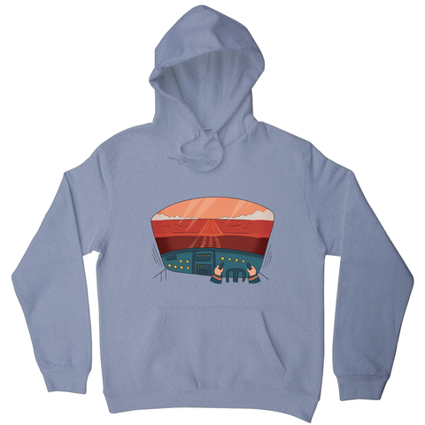 Pilot cockpit view hoodie - Graphic Gear