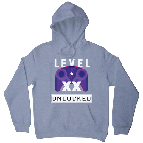 Level xx unlocked hoodie - Graphic Gear