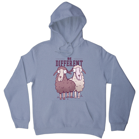 Be different sheep hoodie - Graphic Gear