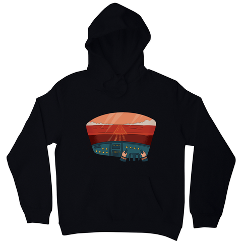 Pilot cockpit view hoodie - Graphic Gear