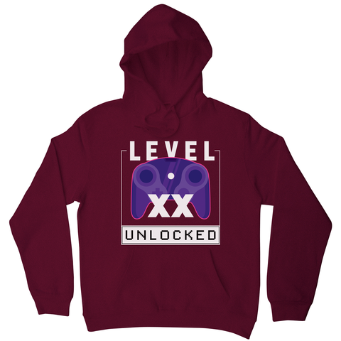 Level xx unlocked hoodie - Graphic Gear