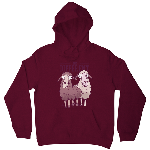 Be different sheep hoodie - Graphic Gear