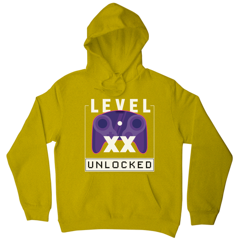 Level xx unlocked hoodie - Graphic Gear
