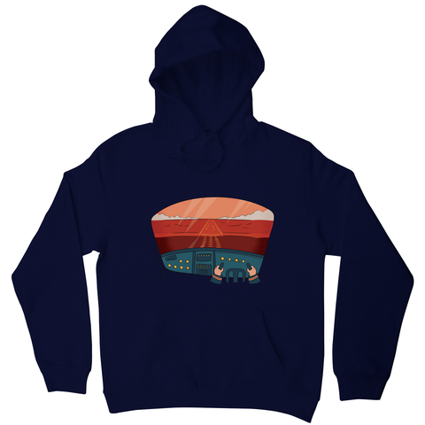 Pilot cockpit view hoodie - Graphic Gear