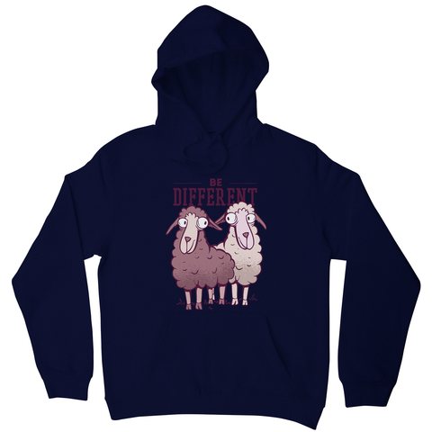 Be different sheep hoodie - Graphic Gear