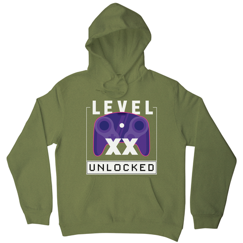 Level xx unlocked hoodie - Graphic Gear