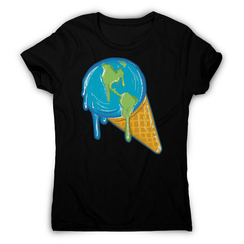 Melting earth women's t-shirt - Graphic Gear