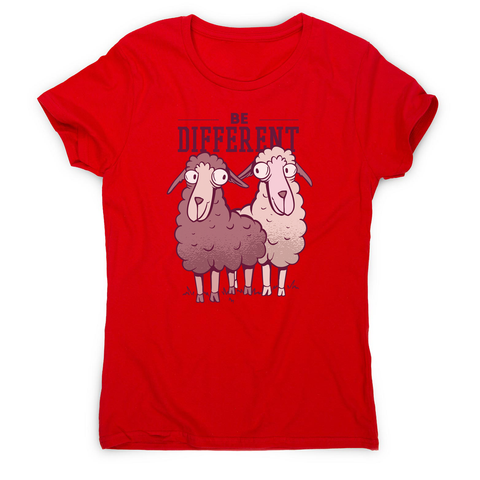 Be different sheep women's t-shirt - Graphic Gear