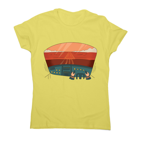 Pilot cockpit view women's t-shirt - Graphic Gear