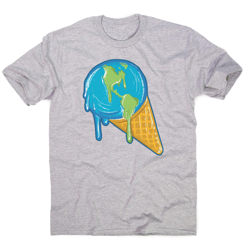 Melting earth men's t-shirt - Graphic Gear
