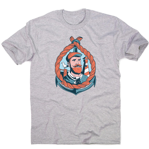 Bearded sailor men's t-shirt - Graphic Gear