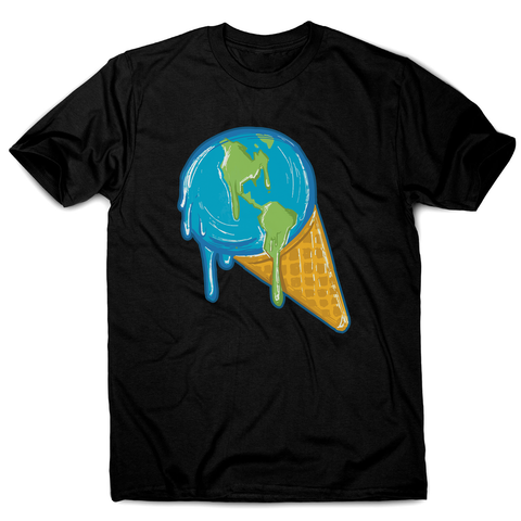 Melting earth men's t-shirt - Graphic Gear