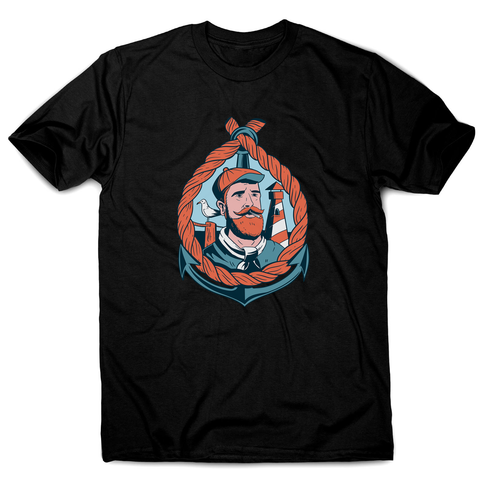 Bearded sailor men's t-shirt - Graphic Gear