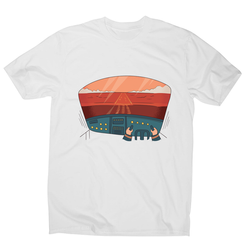 Pilot cockpit view men's t-shirt - Graphic Gear