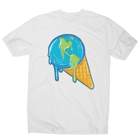 Melting earth men's t-shirt - Graphic Gear