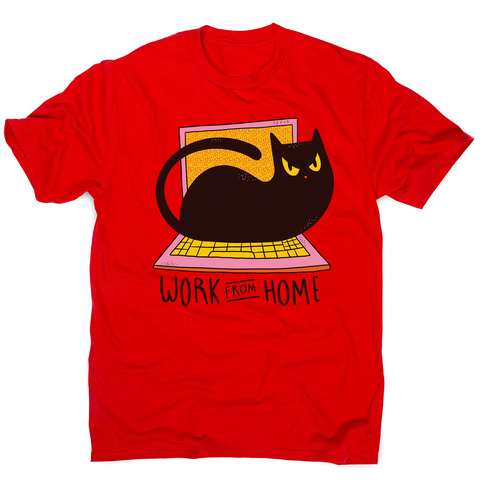 Home office cat men's t-shirt - Graphic Gear